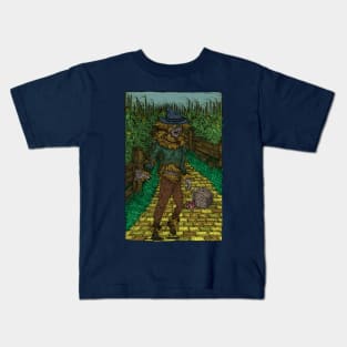 Walkers Of Oz: Zombie Wizard of Oz Walking Dead Cornfield Parody Kids T-Shirt